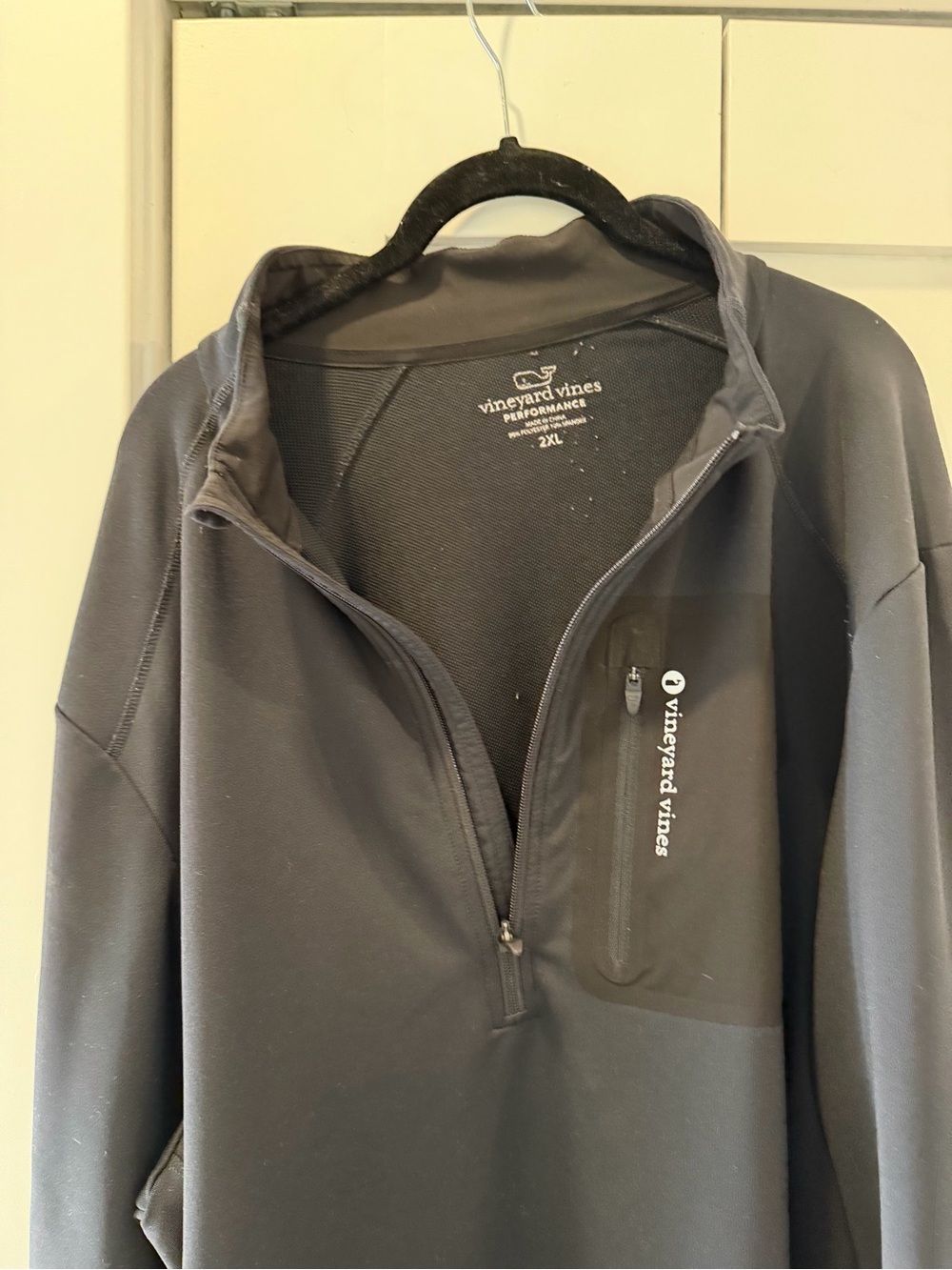 Vineyard Vines Men's Performance Quarter-Zip Pullover - Black